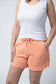 IN STOCK French Terry Stevie Shorts - Spring Peach