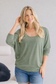 Dusty Olive Long Sleeve Dolman