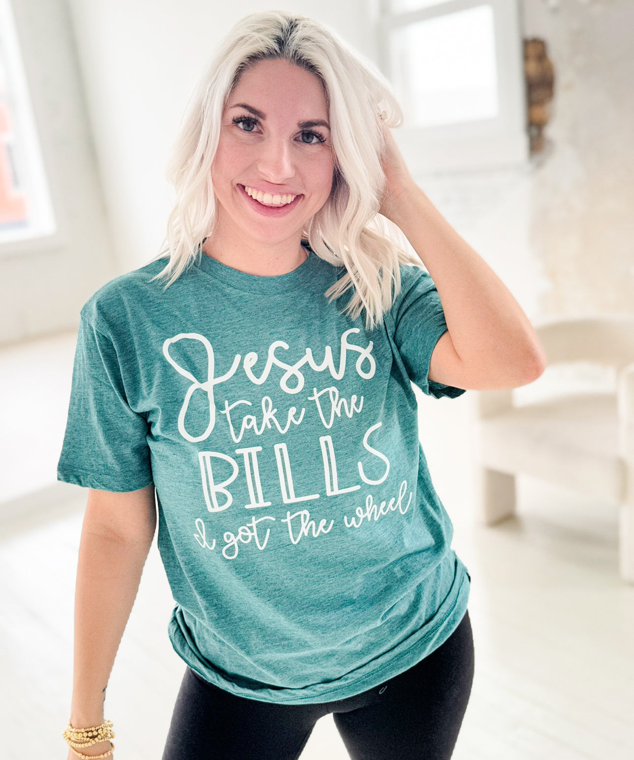 Jesus Take The Bills Graphic Tee