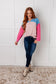 Lovely Melody Color Block Hoodie Size S