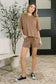 Fight the Feeling Top and Bottom Set in Brown