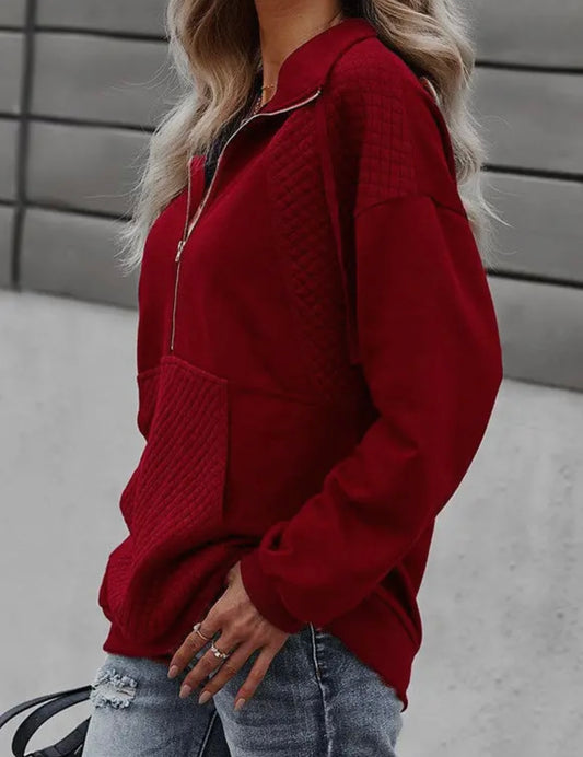 Sofia Quilted Pullover