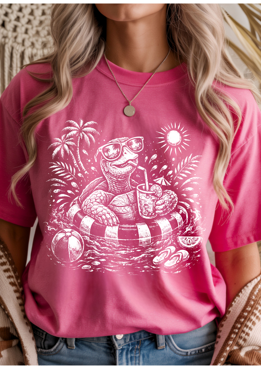 Summer Turtle Graphic Tee