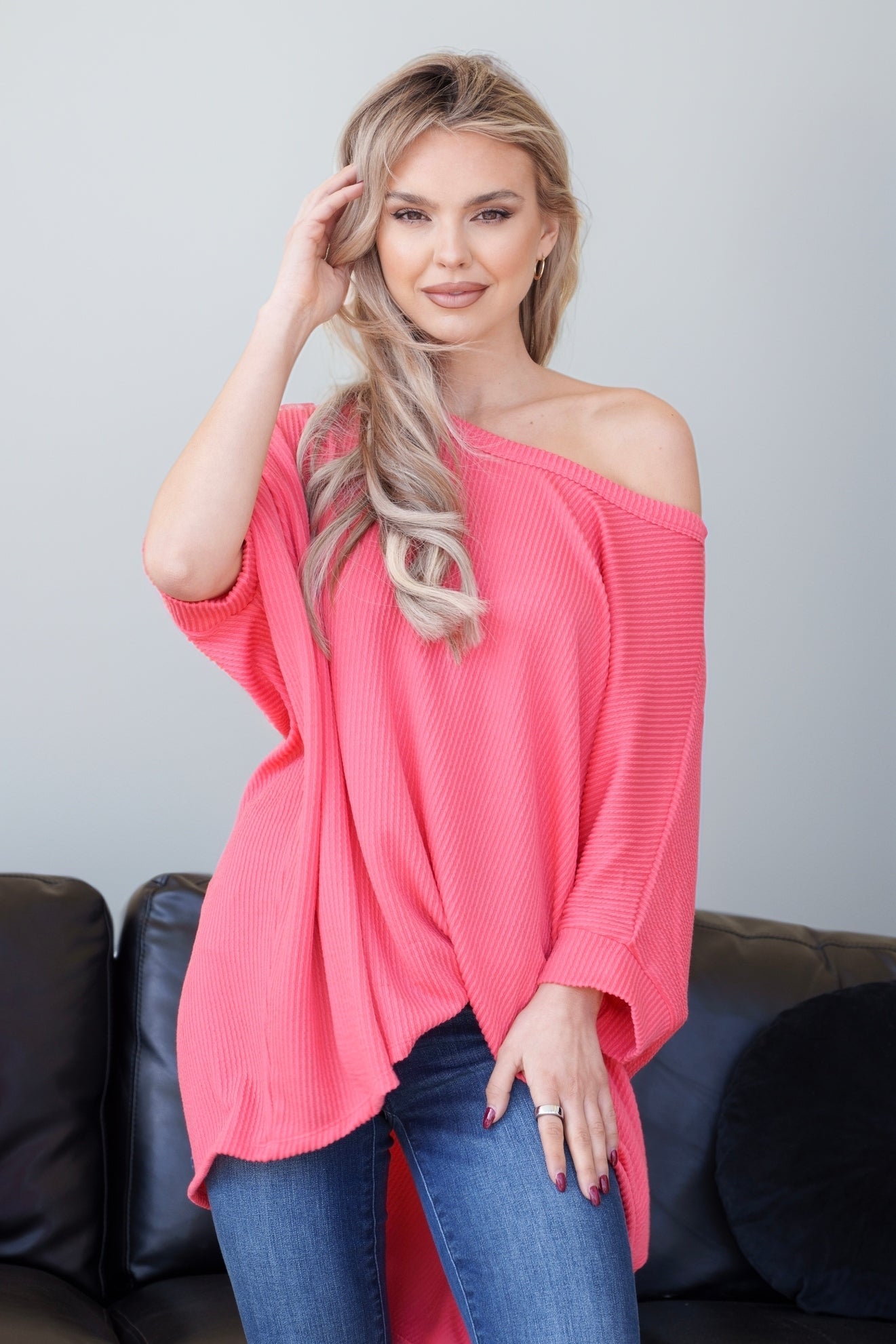 Coral Bliss Top Size S/M
