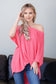 Coral Bliss Top Size S/M