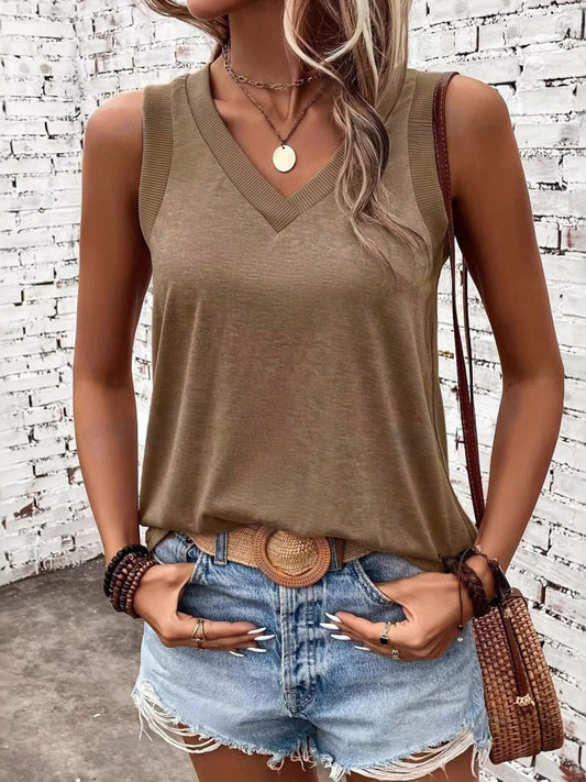 V Neck Tank 2X