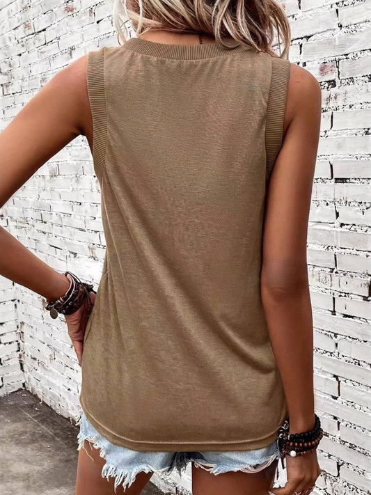 V Neck Tank 2X