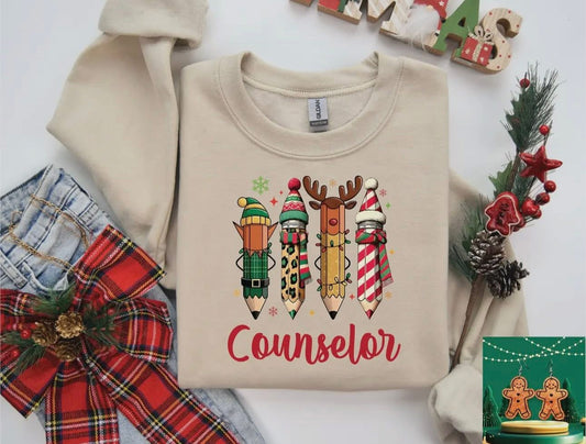 Christmas Grade Pencils- Counselor