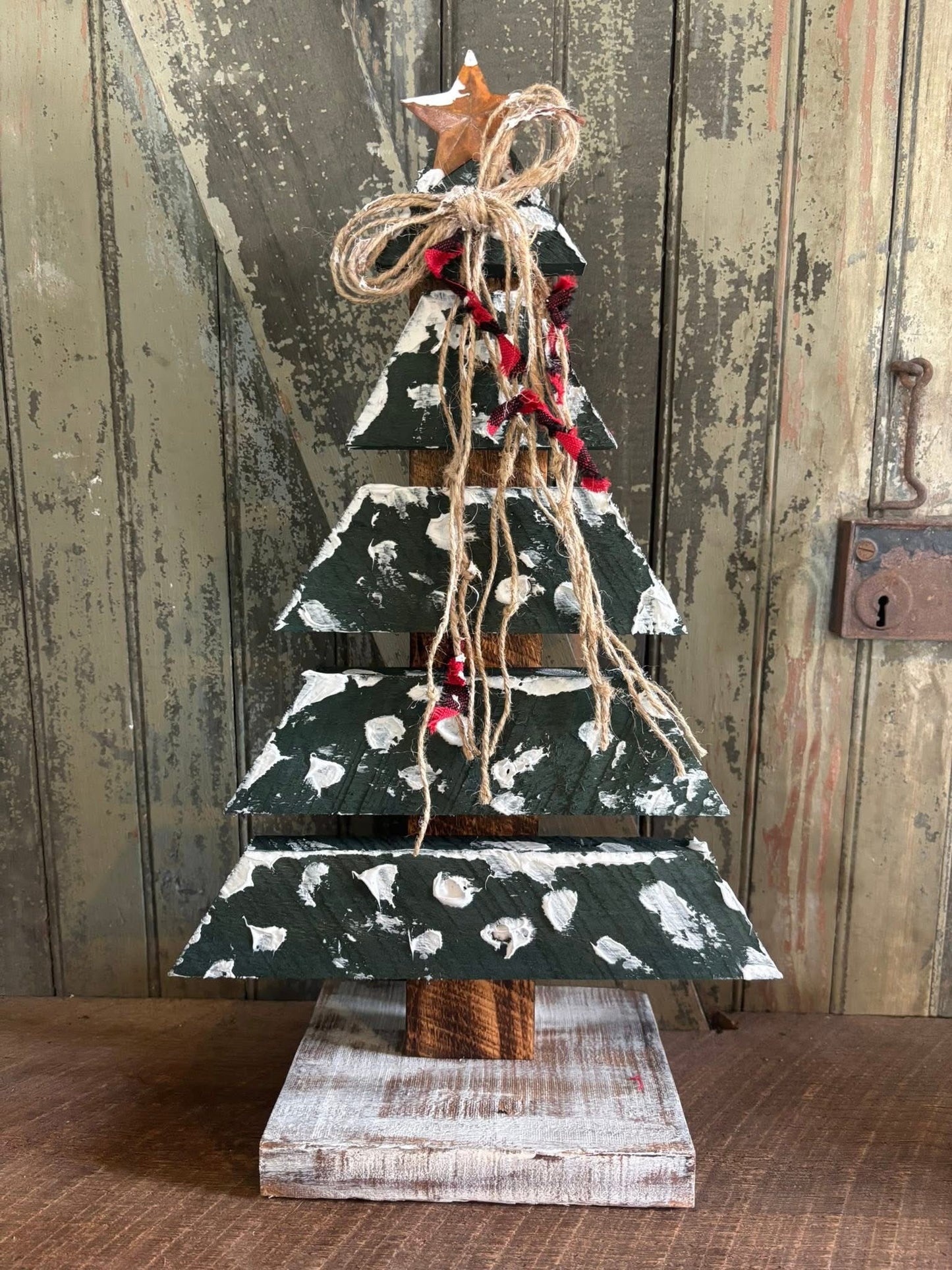 Rustic Wooden Christmas Trees