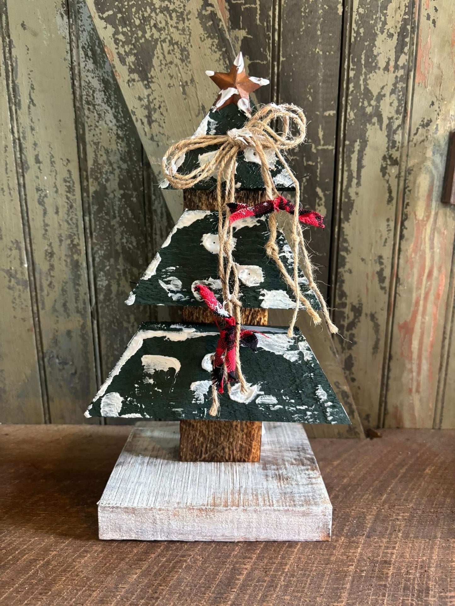 Rustic Wooden Christmas Trees