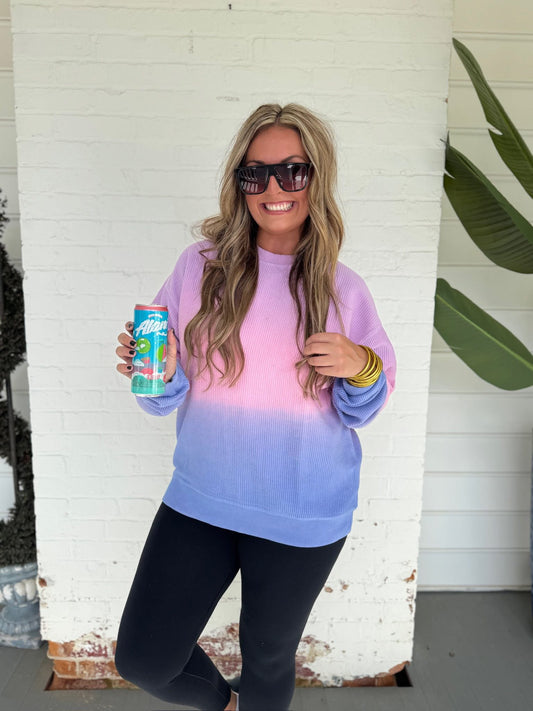 Moon Ryder Corded Crew Cotton Candy