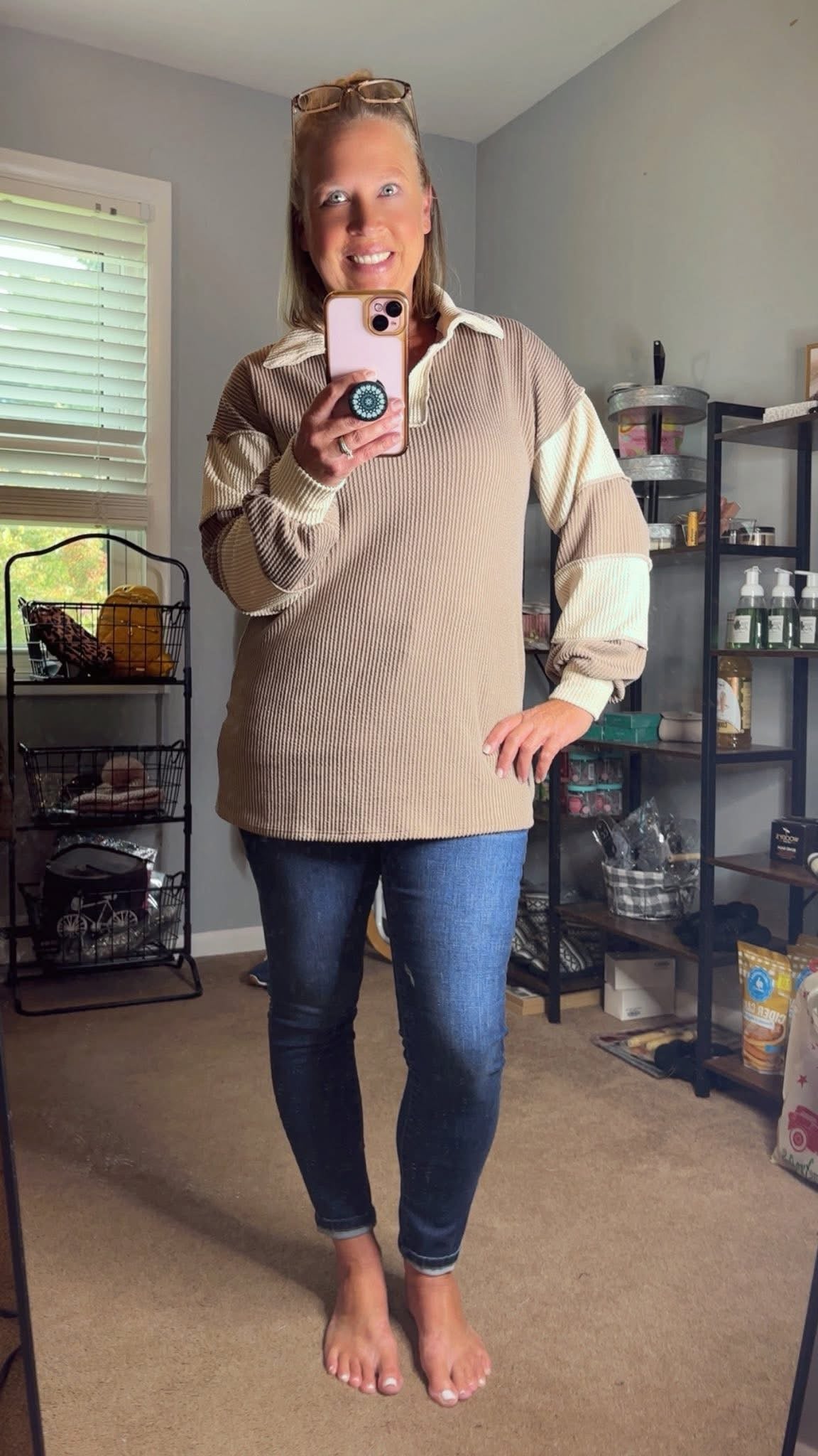 Woodland Cozy Top Size S