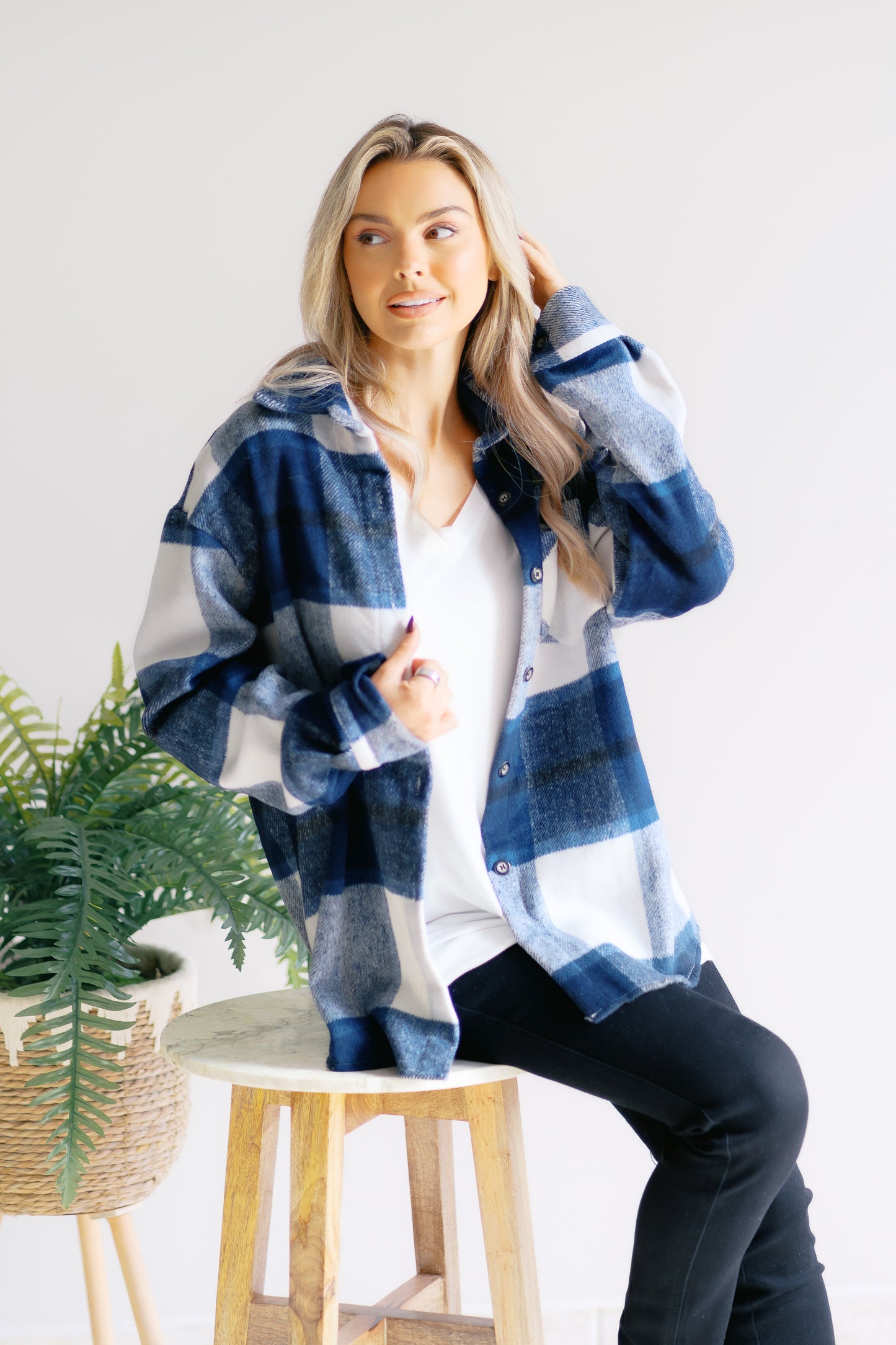 Moonlight Plaid Size S