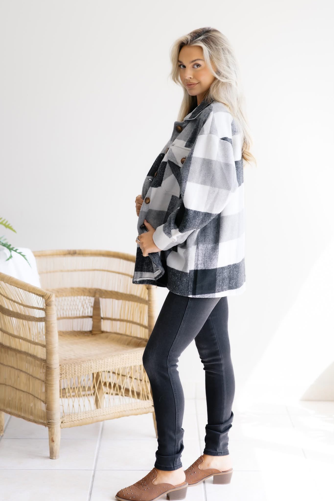 The Playbook Shacket Size M