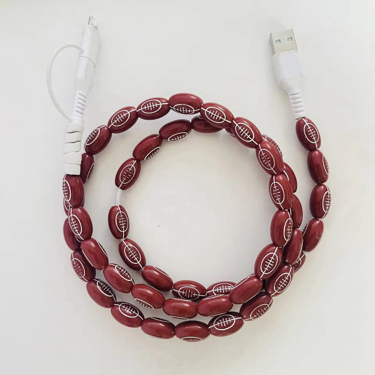 Game On Beaded Sport Charger