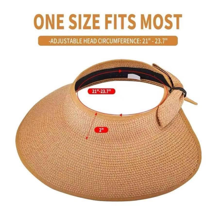 Summer Beach Straw Hat Aqua Only