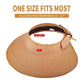 Summer Beach Straw Hat Aqua Only