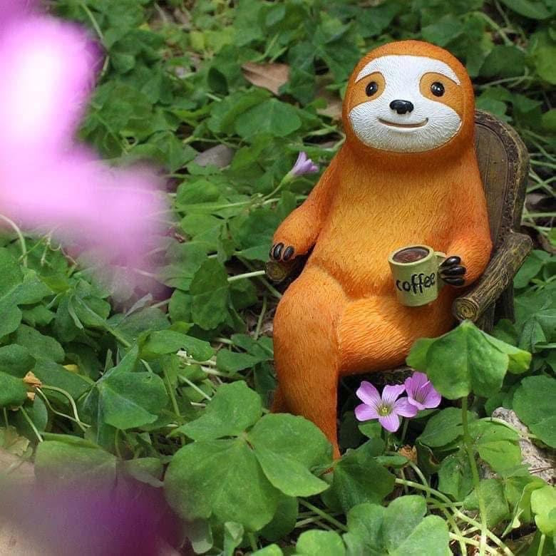 Sloth Garden Statue
