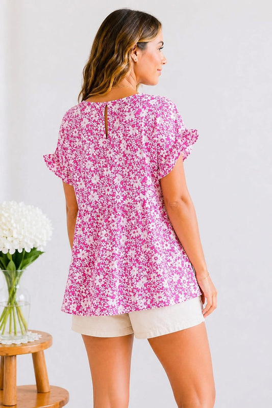 Blushing Daisy Top