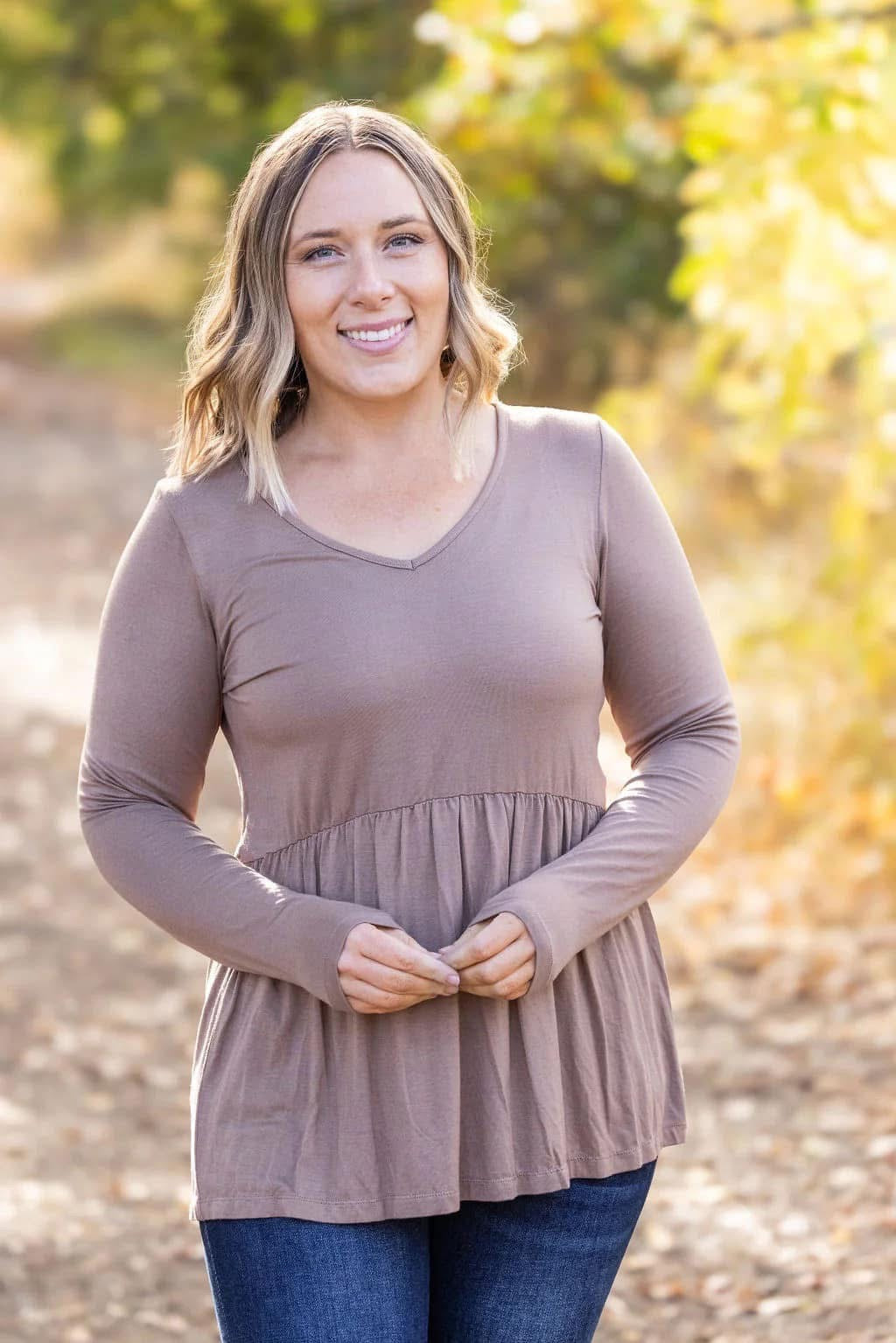 Michelle May Sarah Long Sleeve Ruffle Size M