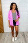 I'm Really That Gal Open Front Blazer in Orchid Glow