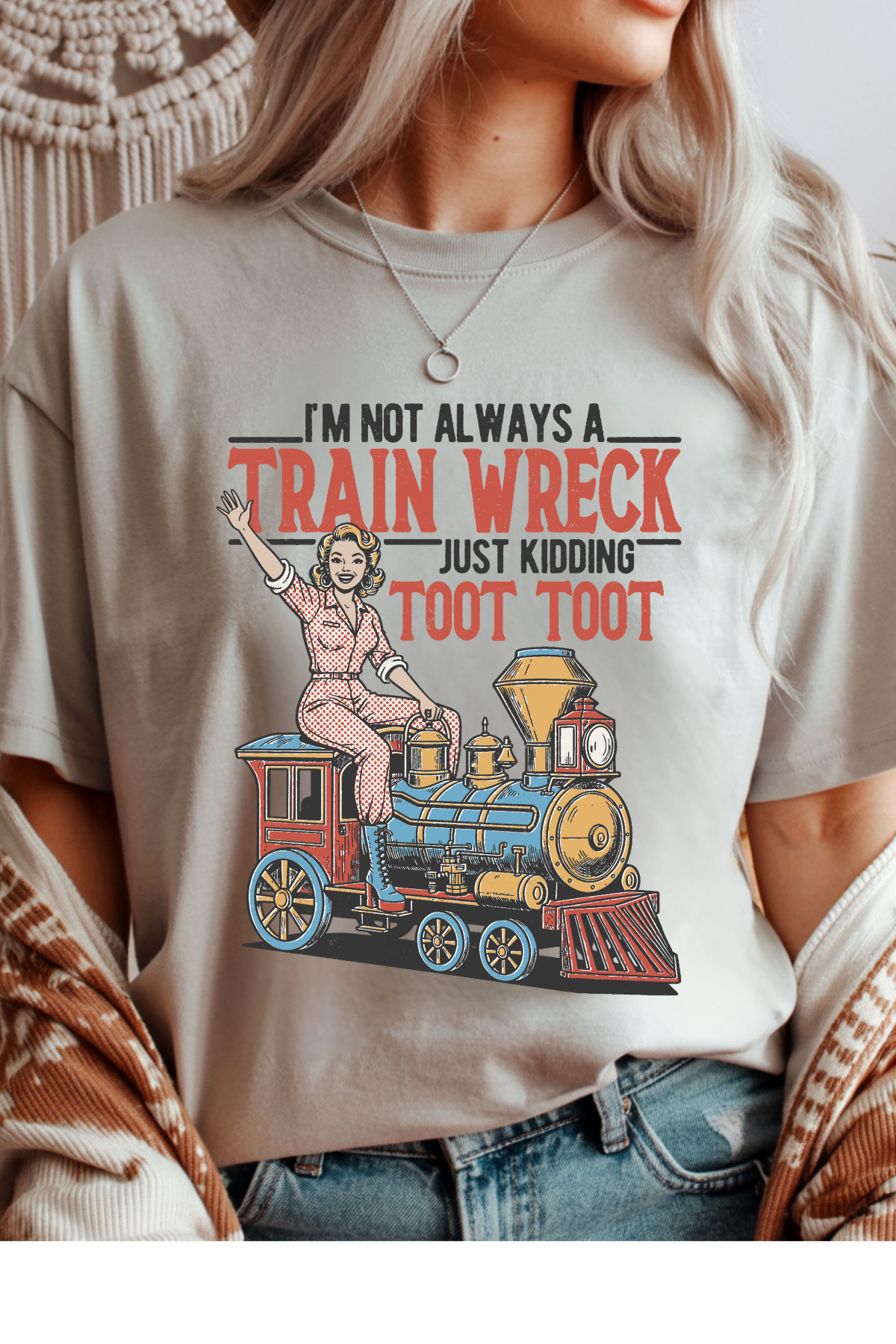 Train Wreck Graphic Tee