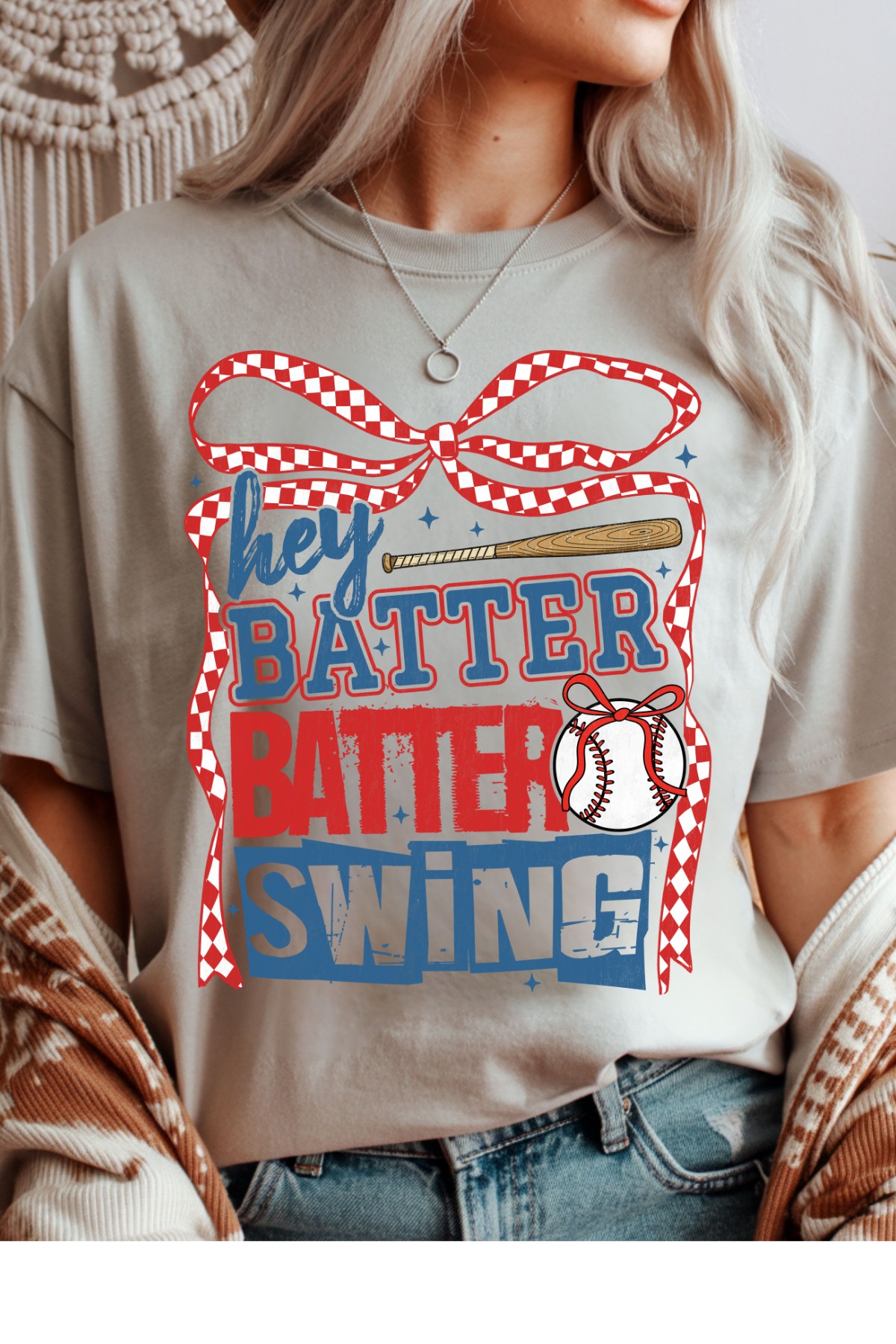 Hey Batter Batter Graphic Tee