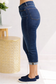 Dark Denim Judy Blue Capris