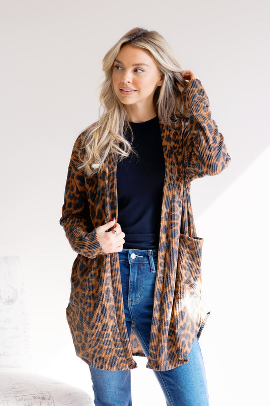 Brown Sugar Spots Cardigan