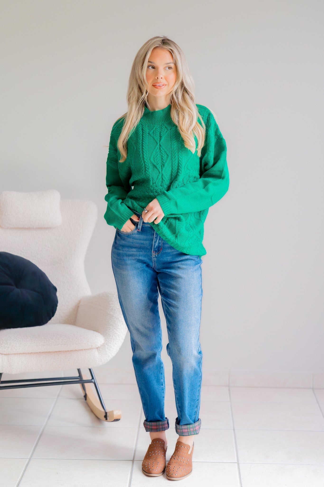 Merry Spruce Pullover Sweater