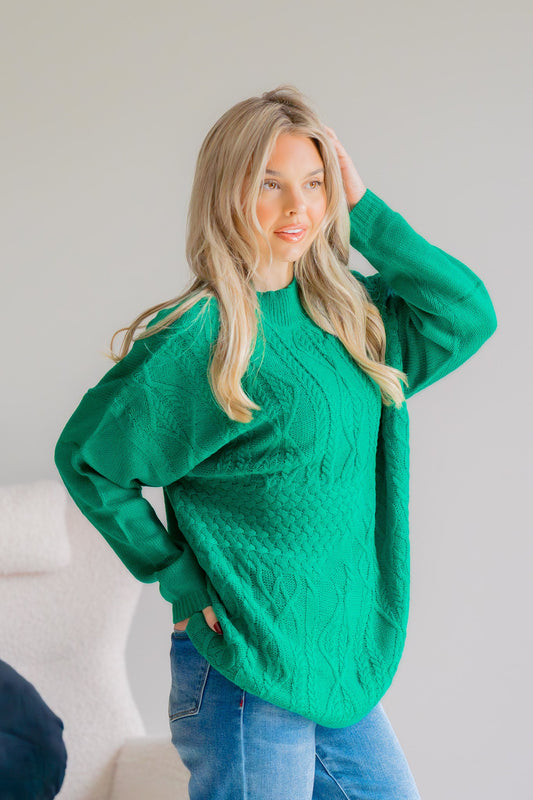 Merry Spruce Pullover Sweater