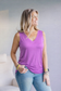 Jasmine - Sleeveless Top Orchid
