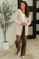 Laugh Airily Cable Knit Cardigan