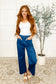 Little Strolls Straight Leg Trousers in Royal Blue Pants