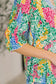 Lizzy Smock Top in Light Multi Painted