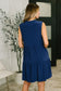 Lizzy Tiered Tank Dress in Navy