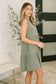 Lizzy Tiered Tank Dress in Pistachio