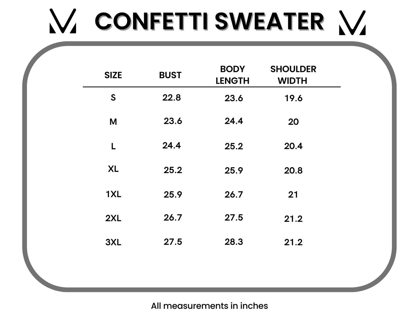 IN STOCK Confetti Sweater - Charcoal FINAL SALE