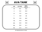 IN STOCK Ava Tank - Aqua Palm