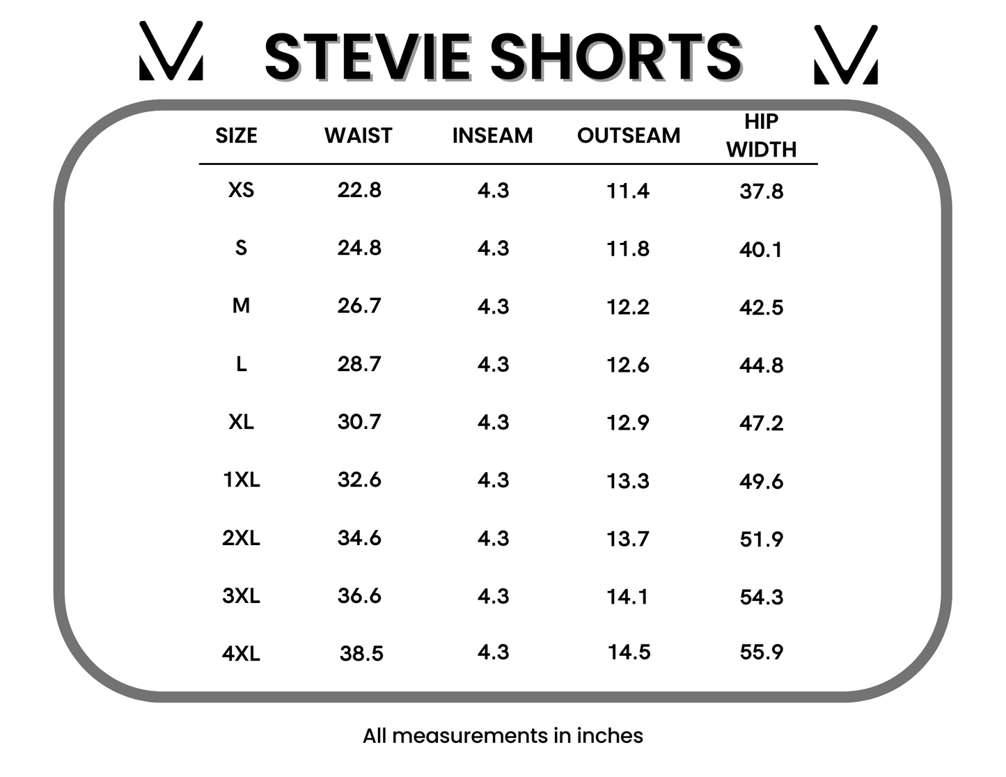 IN STOCK French Terry Stevie Shorts - Black