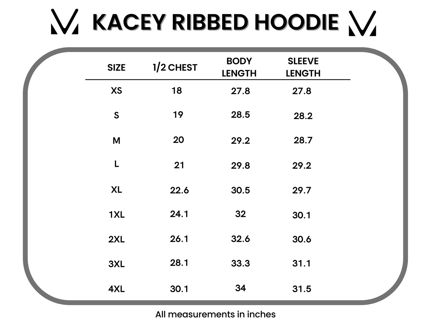 IN STOCK Kacey Ribbed Hoodie - Dusty Blue