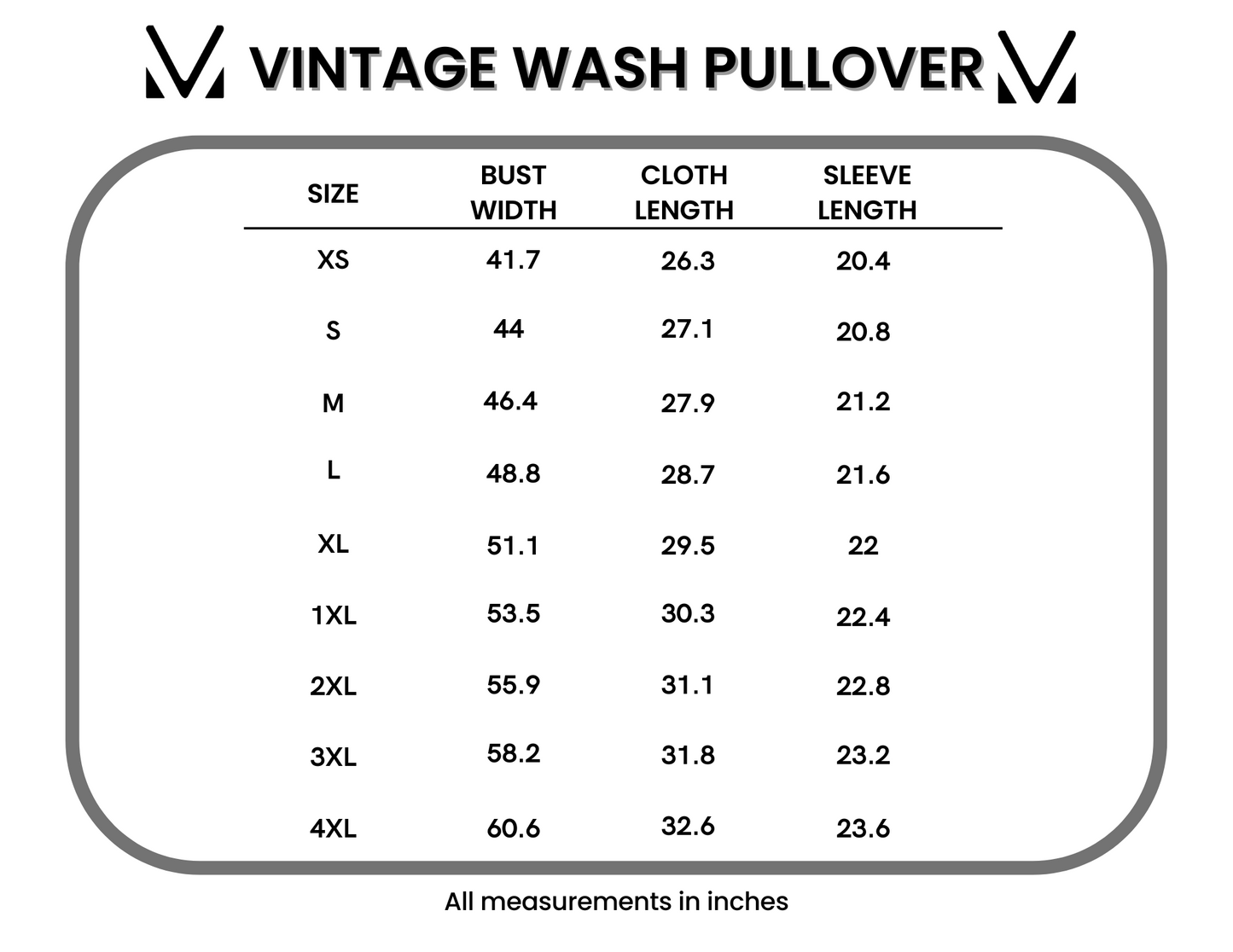 IN STOCK Vintage Wash Pullover - Black