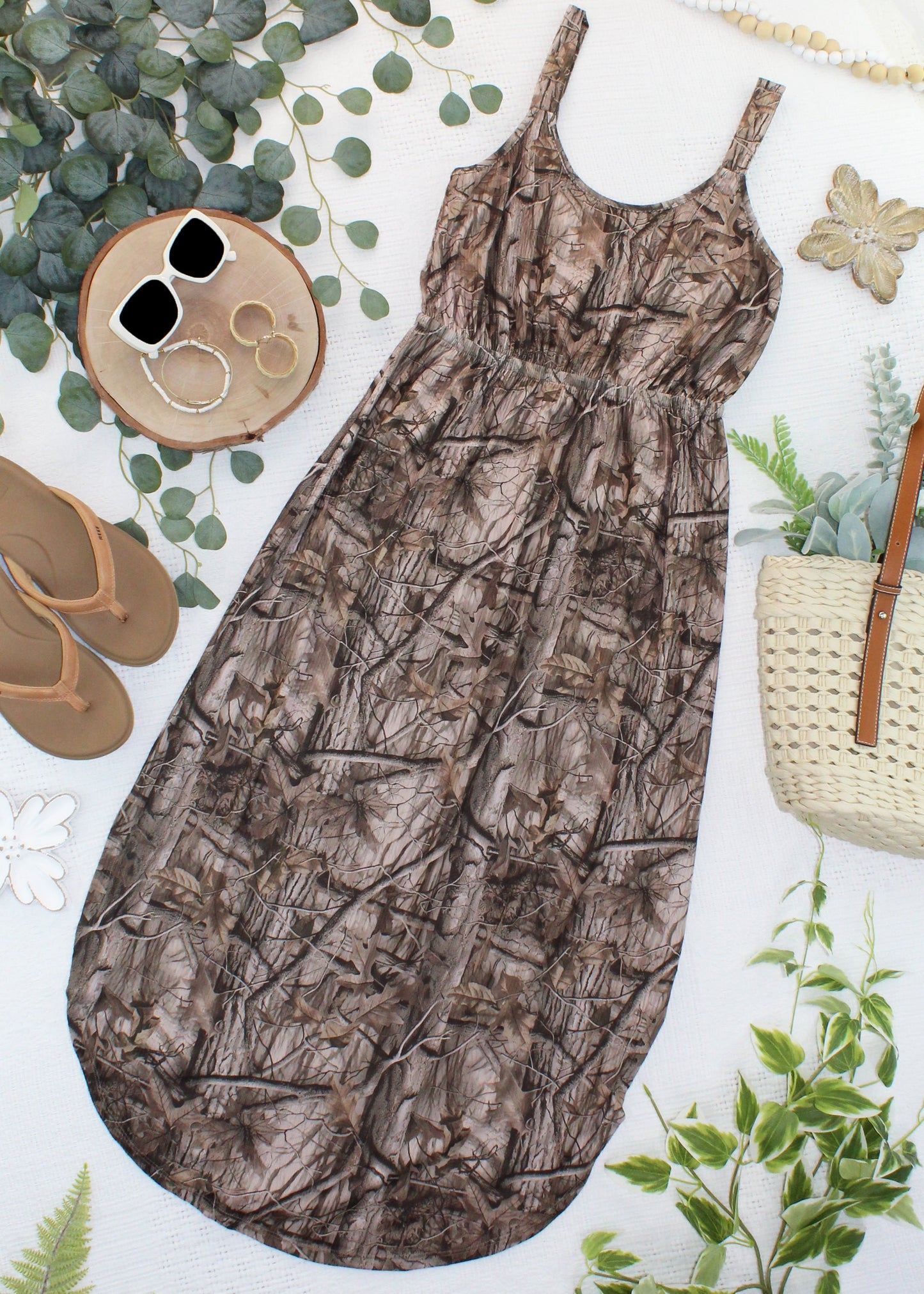 IN STOCK Reagan Dress - Camo FINAL SALE