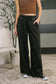 Nights Like This High Waist Palazzo Sweatpants in Ash Black