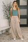 Nights Like This High Waist Palazzo Sweatpants in Ash Mocha