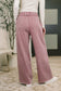Nights Like This High Waist Palazzo Sweatpants in Light Rose