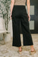 Only Pair High Waisted Wide Leg Pants in Black
