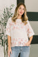 Painting the Roses Color Block Relaxed Top