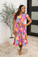 Pineapple Express Yourself Flutter Sleeve Dress