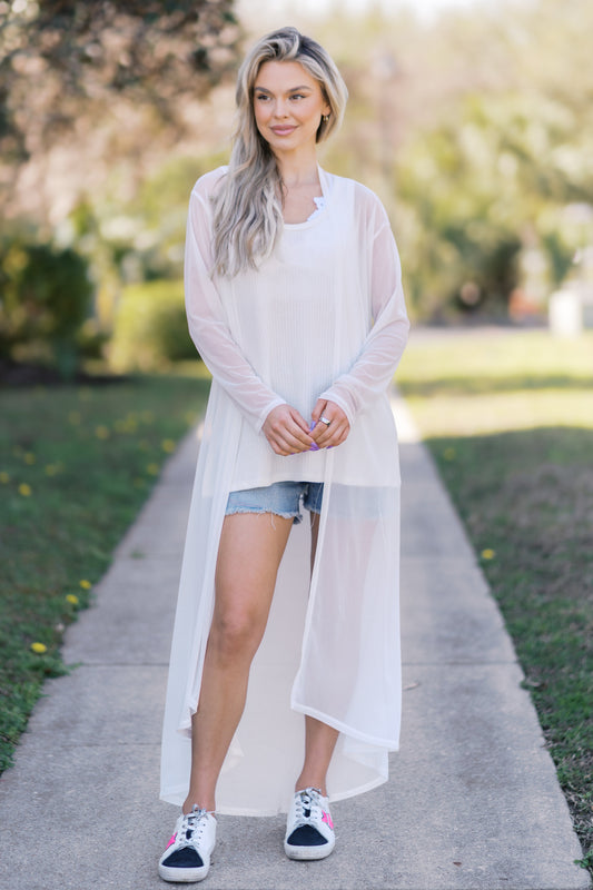 Ivory Breeze Cardigan